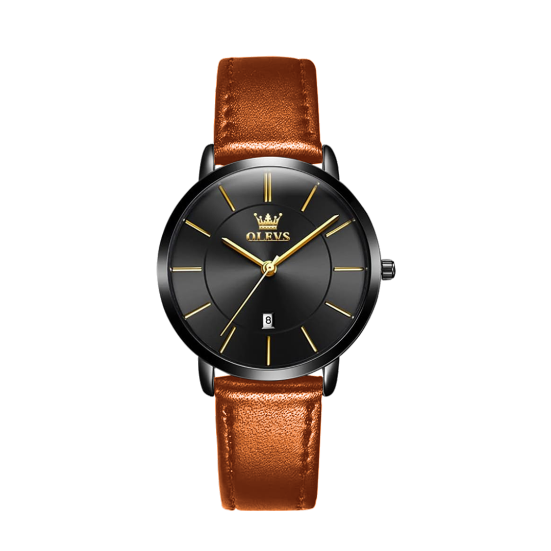 Finn | Cruise Leather Date Watch | 40mm