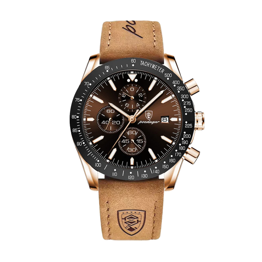 David | Stylish Men’s Chronograph with Versatile Strap Options | 44mm