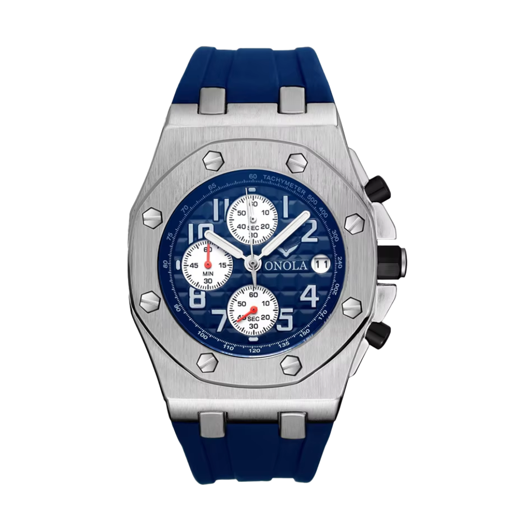 Andrei | Octagonal Bezel Chronograph Watch | 43mm