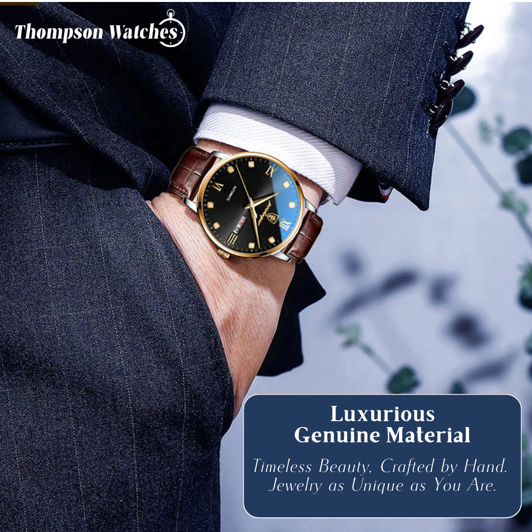 Enzo | Men's Elegant Quartz Waterproof Watch | 42mm