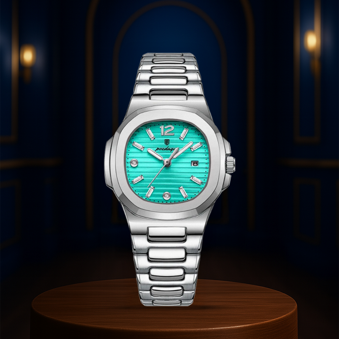 Evan | Refined Dial Detailing Sleek Integrated Steel Design Watch | 31mm