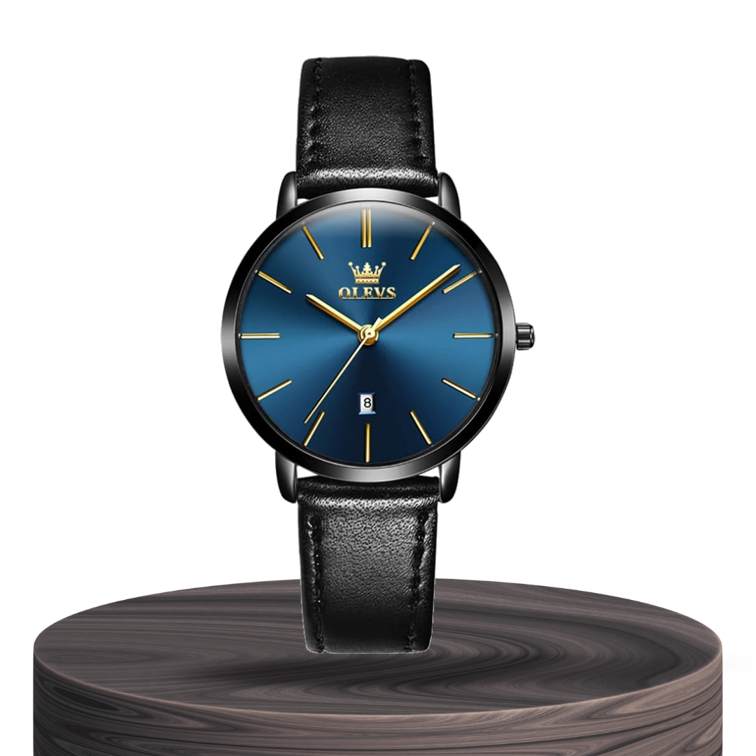 Finn | Cruise Leather Date Watch | 40mm