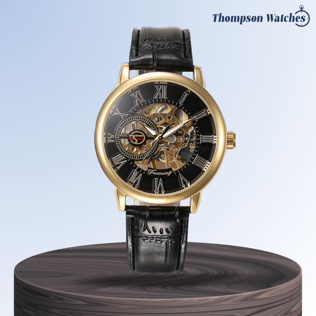 Peter | Fashionable Men's Roman Numerals Mechanical Watch | 40mm