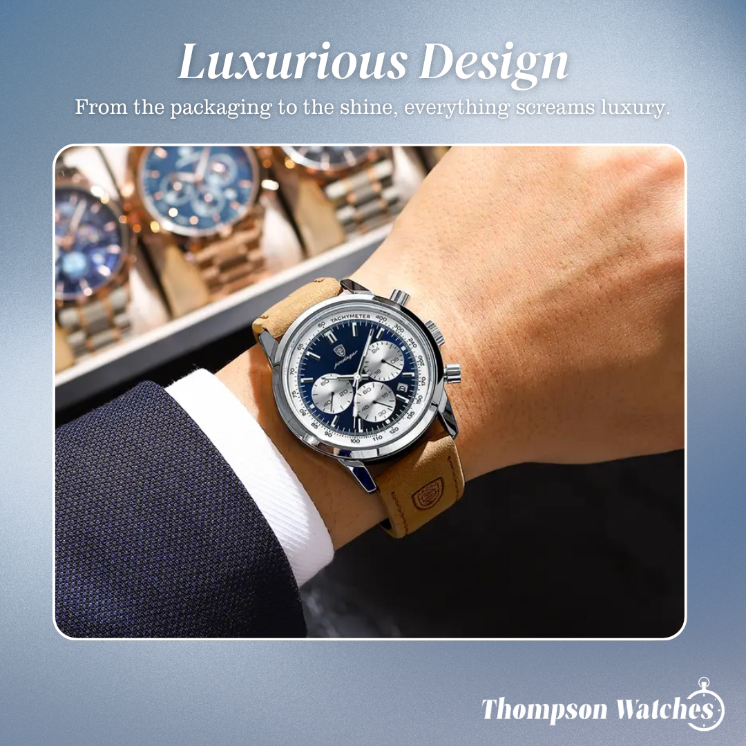 Evan | Men's Luxury Chronograph Watch | 41mm