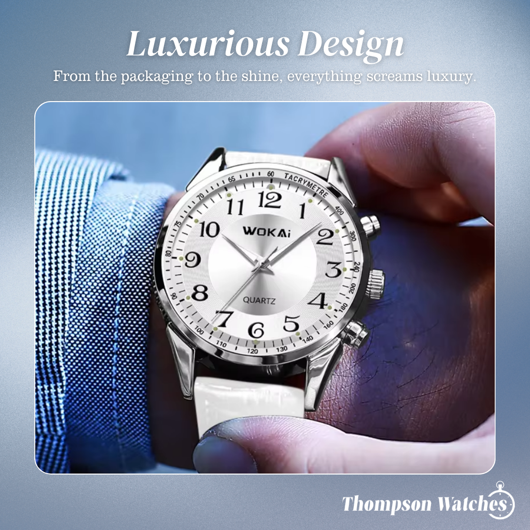 Jerick | Sleek Tachymeter Leather Watch | 40mm