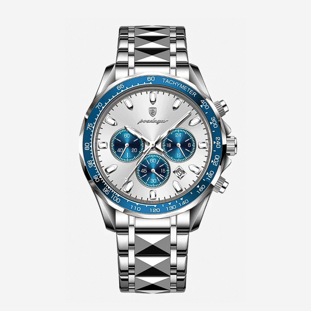 Zane | Sleek Sports Dial Statement Chrono Watch | 44.5mm