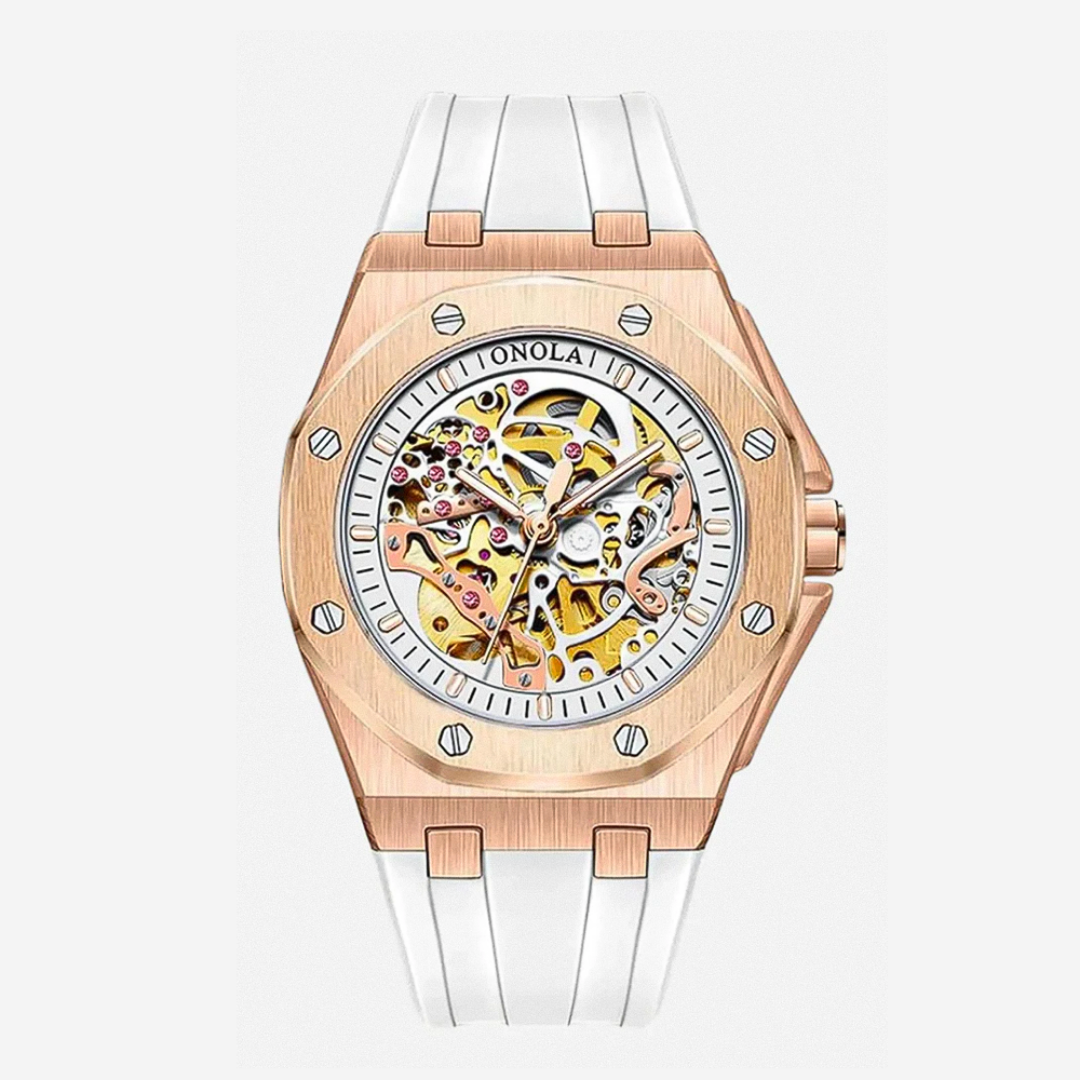 Zayden | Sporty Modern Eye-Catching Skeleton Watch | 52mm