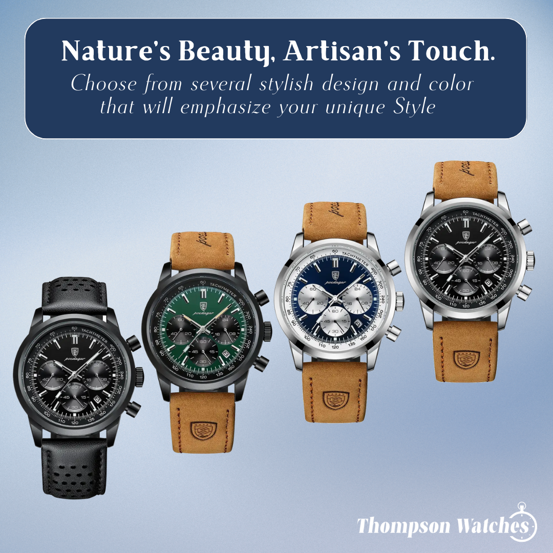 Evan | Men's Luxury Chronograph Watch | 41mm