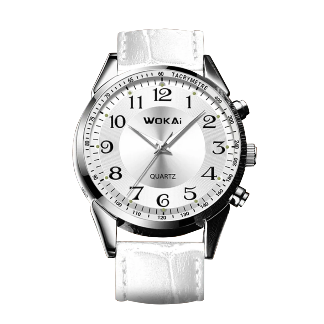 Jerick | Sleek Tachymeter Leather Watch | 40mm