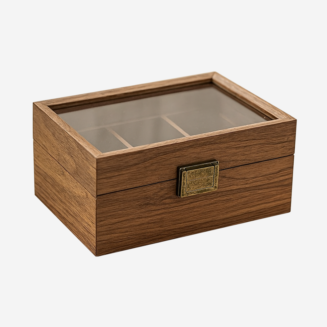 Marcellus | Octagonal Wooden Watch & Jewelry Display Case