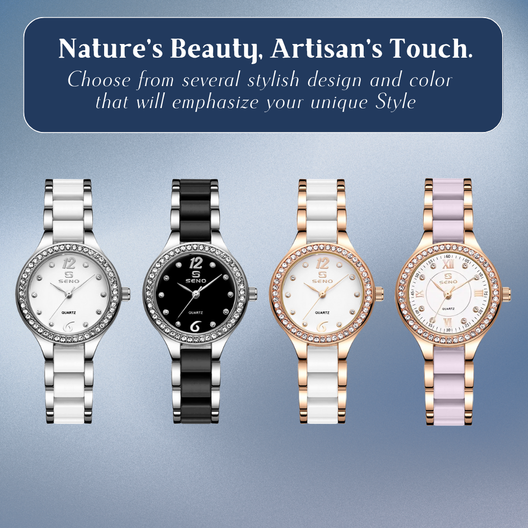 Canary | Stylish and Sparkling Accents Women’s Watch | 28mm