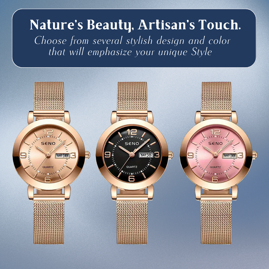 Elizabeth | Sophisticated Mesh Band Women's Watches | 28mm