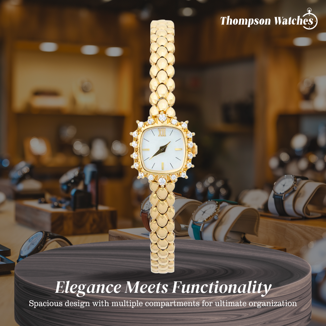 Bellavue | Crystal Bezel Women’s Bracelet Watch | 38 mm