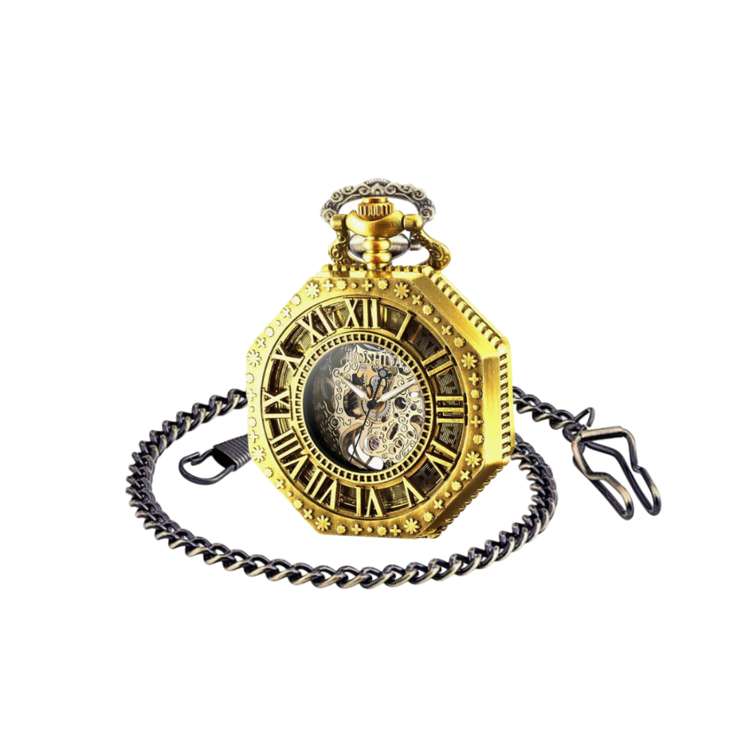 Harold | Octagonal Mechanical Pocket Watch | 70mm
