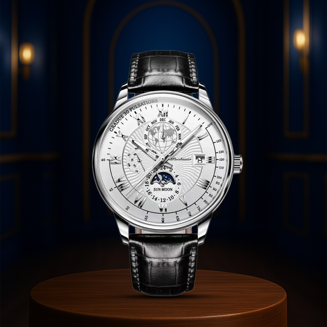 Xavier | Modern Luxury Slim Quartz Timepiece Watch | 40mm