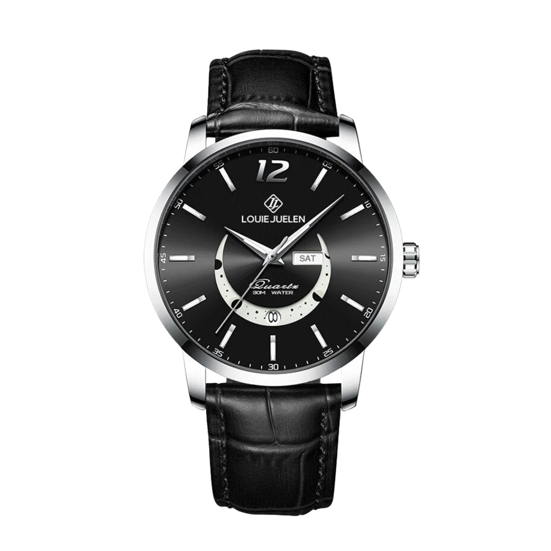 Sebastian | Classic Moon Phase Watch | 42mm