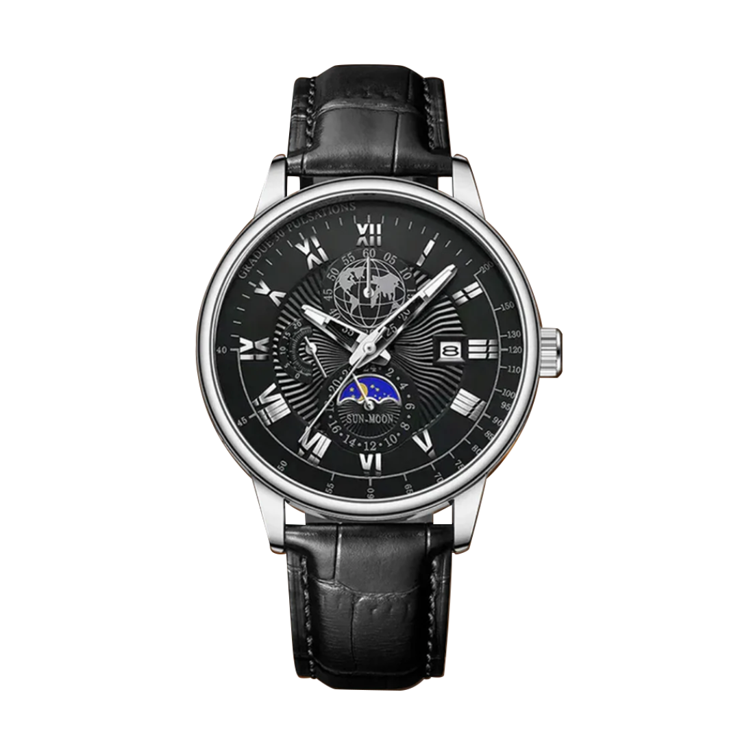 Julian | Global Voyager Moon Phase Watch | 40mm