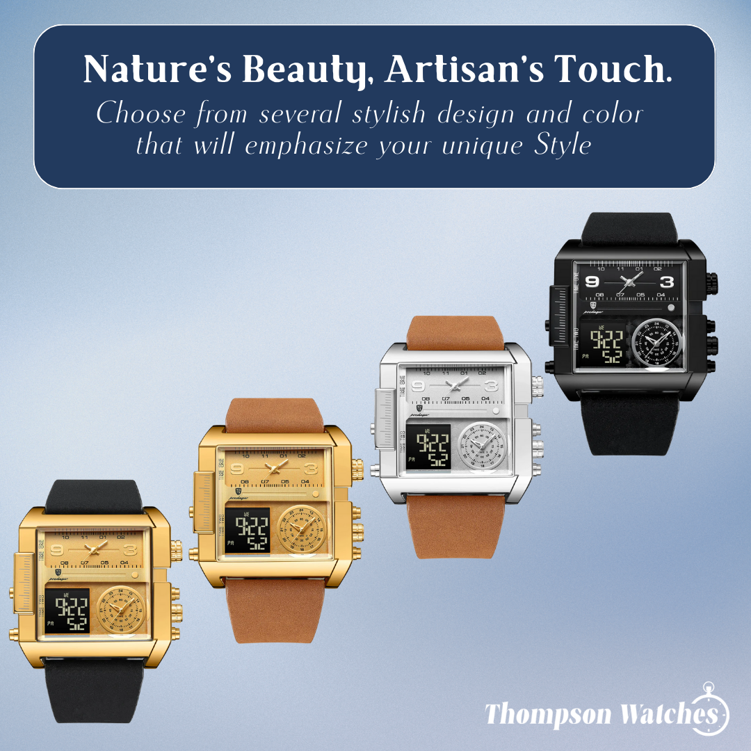 Dominic | Dual Display Fusion Watch | 51mm