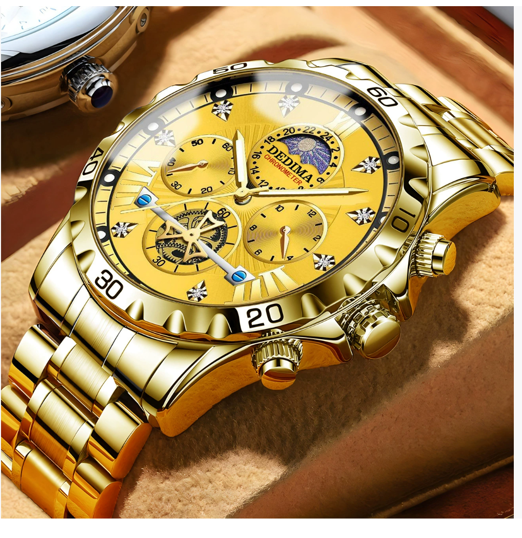 Liam | Precision Chrono | Stainless Steel Watch | 43.9 mm