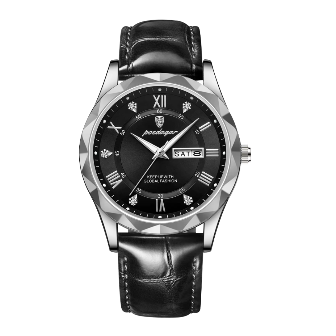 Levi | Men's Quartz Watch with Date and Day Display | 41mm