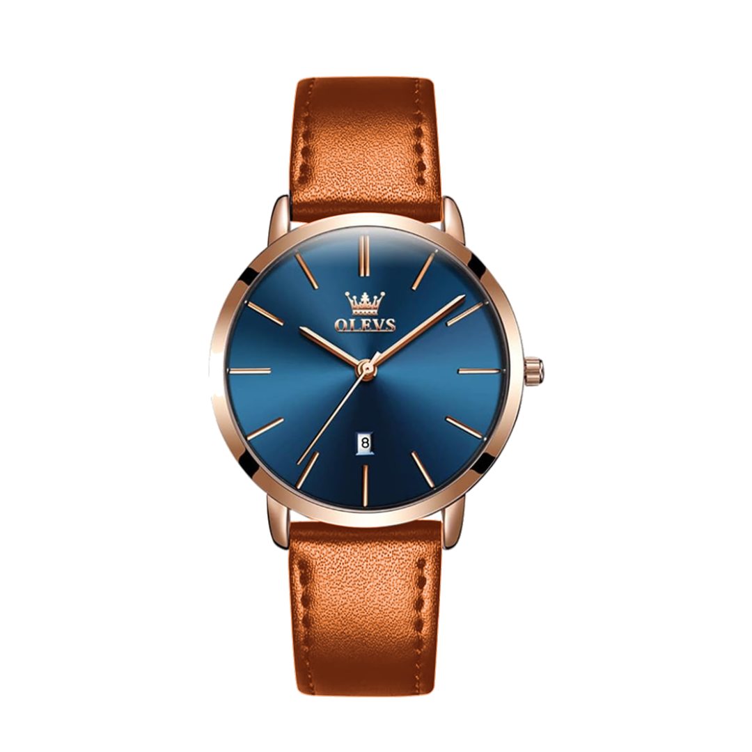 Finn | Cruise Leather Date Watch | 40mm