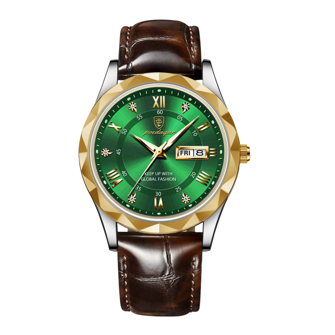 Levi | Men's Quartz Watch with Date and Day Display | 41mm