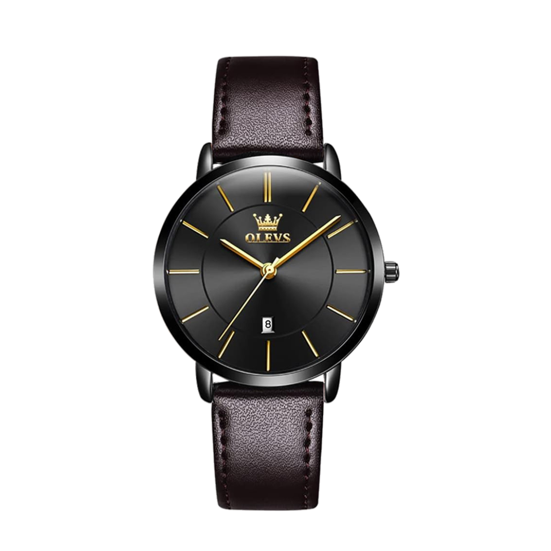 Finn | Cruise Leather Date Watch | 40mm