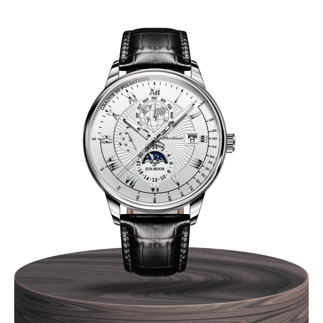 Xavier | Modern Luxury Slim Quartz Timepiece Watch | 40mm