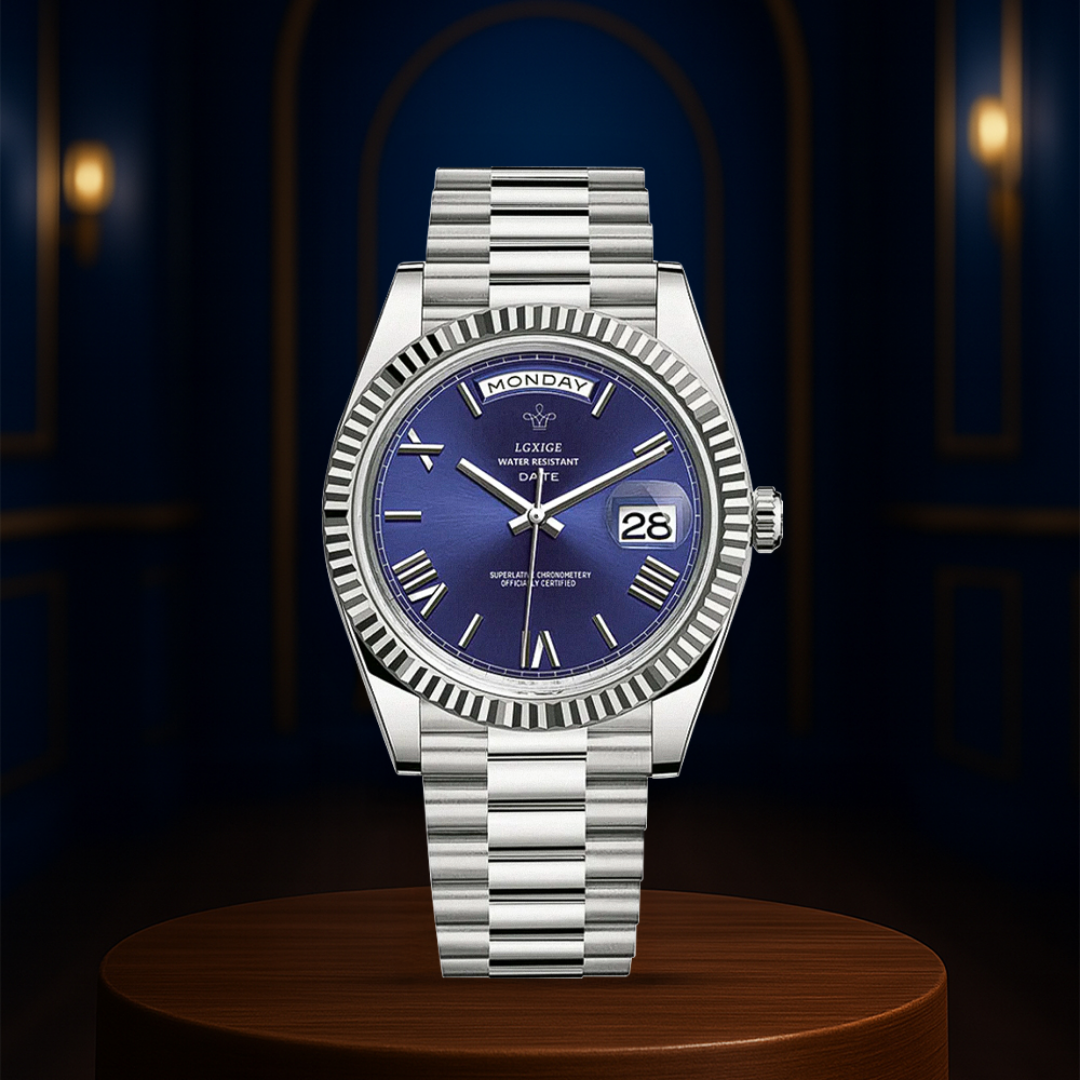 Frederick | Sharp Lines and Classic Day-Date Styling Watch | 40mm