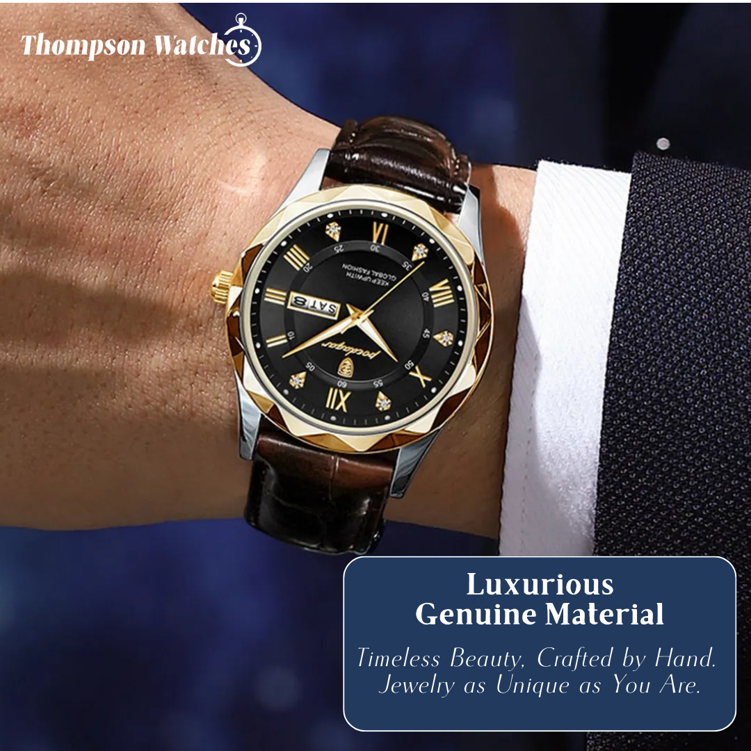 Levi | Men's Quartz Watch with Date and Day Display | 41mm