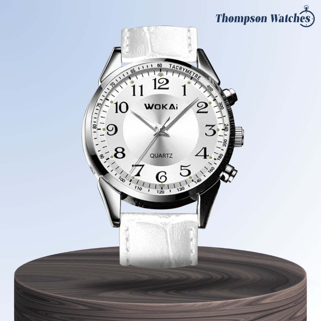 Jerick | Sleek Tachymeter Leather Watch | 40mm