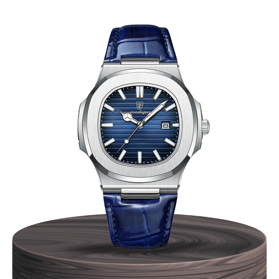 Elias | Sleek Dial Paired with a Classic Leather | 40mm