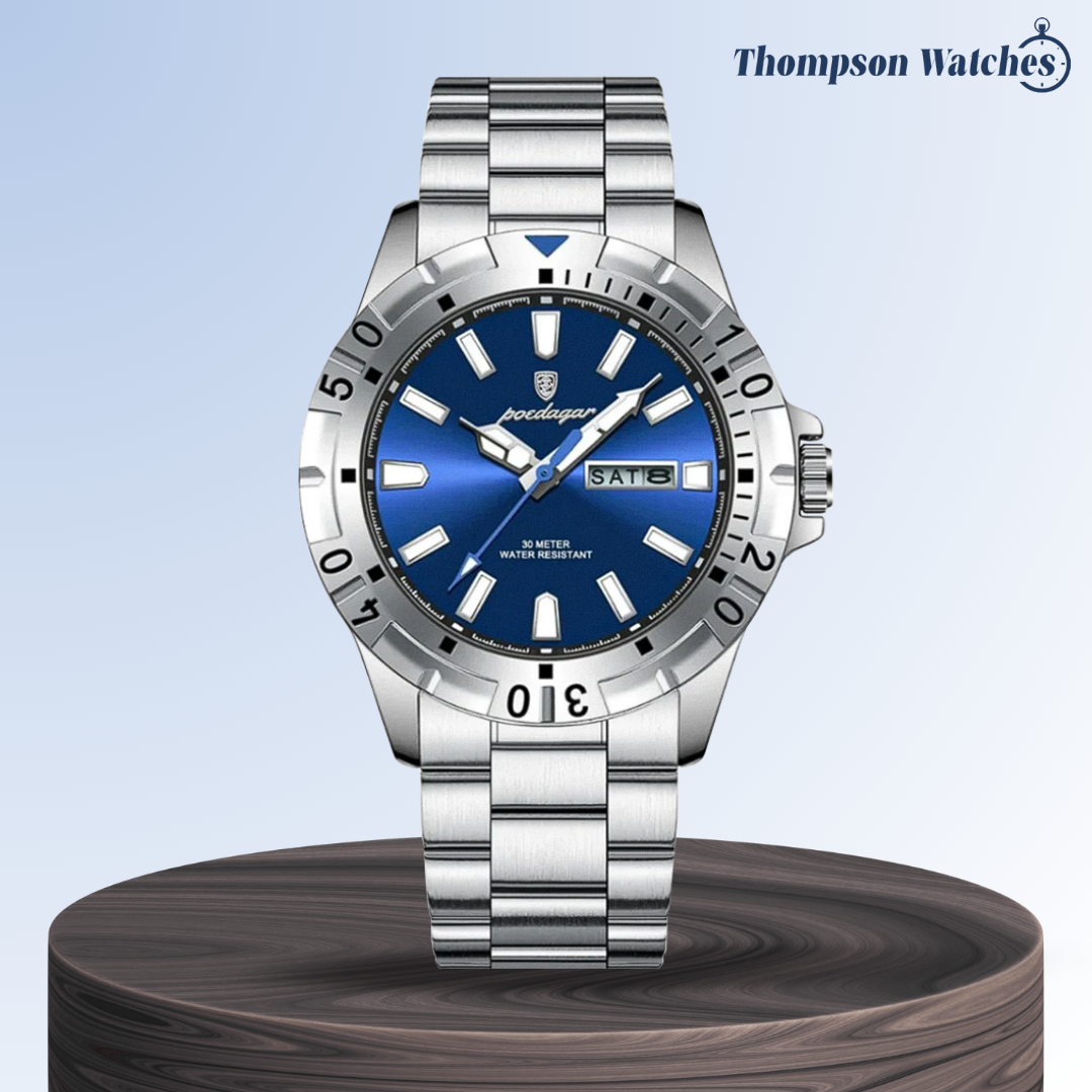Maverick | Sporty Bezel Stainless Steel Watch | 42mm