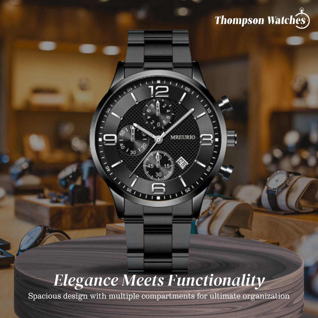 Eli | Premium Executive Men's Timepiece Watch | 41.5mm