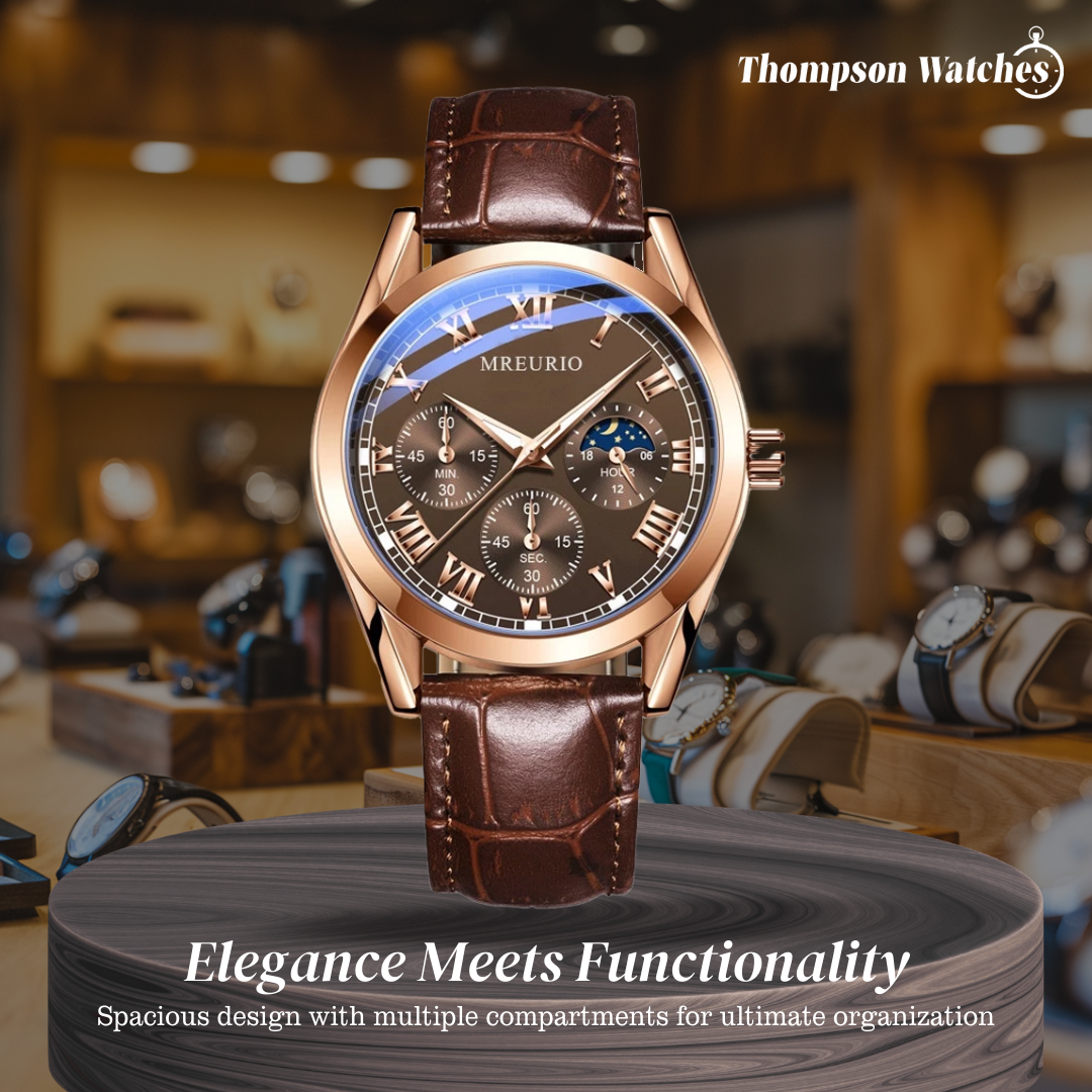 Stephen | Elegant Moon Phase Chronograph | 42mm