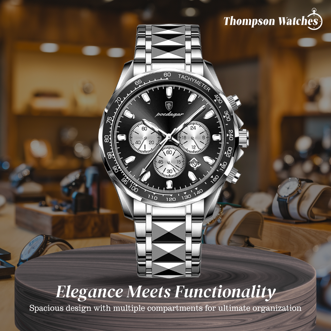 Zane | Sleek Sports Dial Statement Chrono Watch | 44.5mm