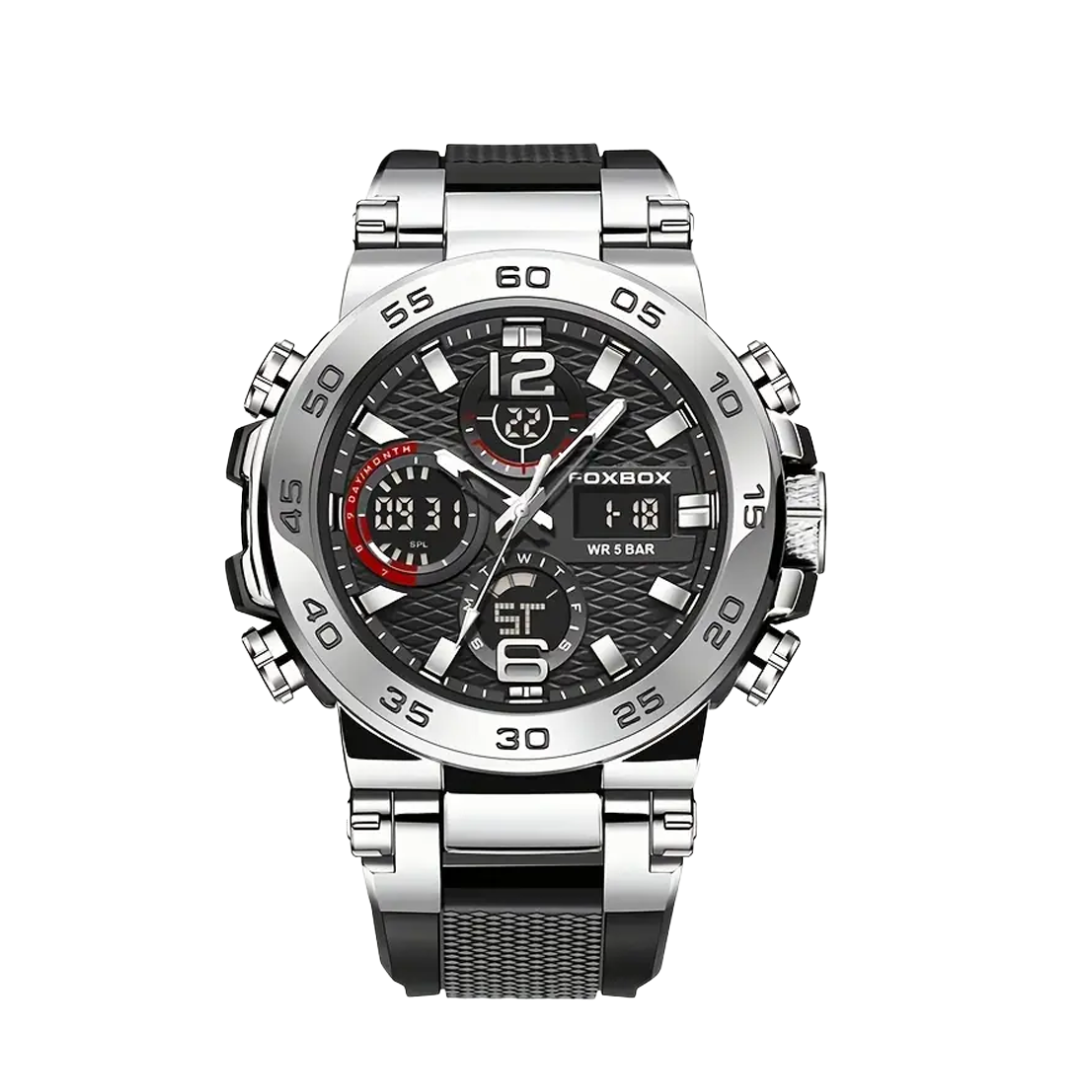 Nate | Men's Dual Display Digital Military Quartzwatch |46mm