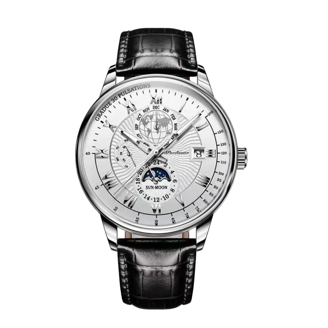 Xavier | Modern Luxury Slim Quartz Timepiece Watch | 40mm