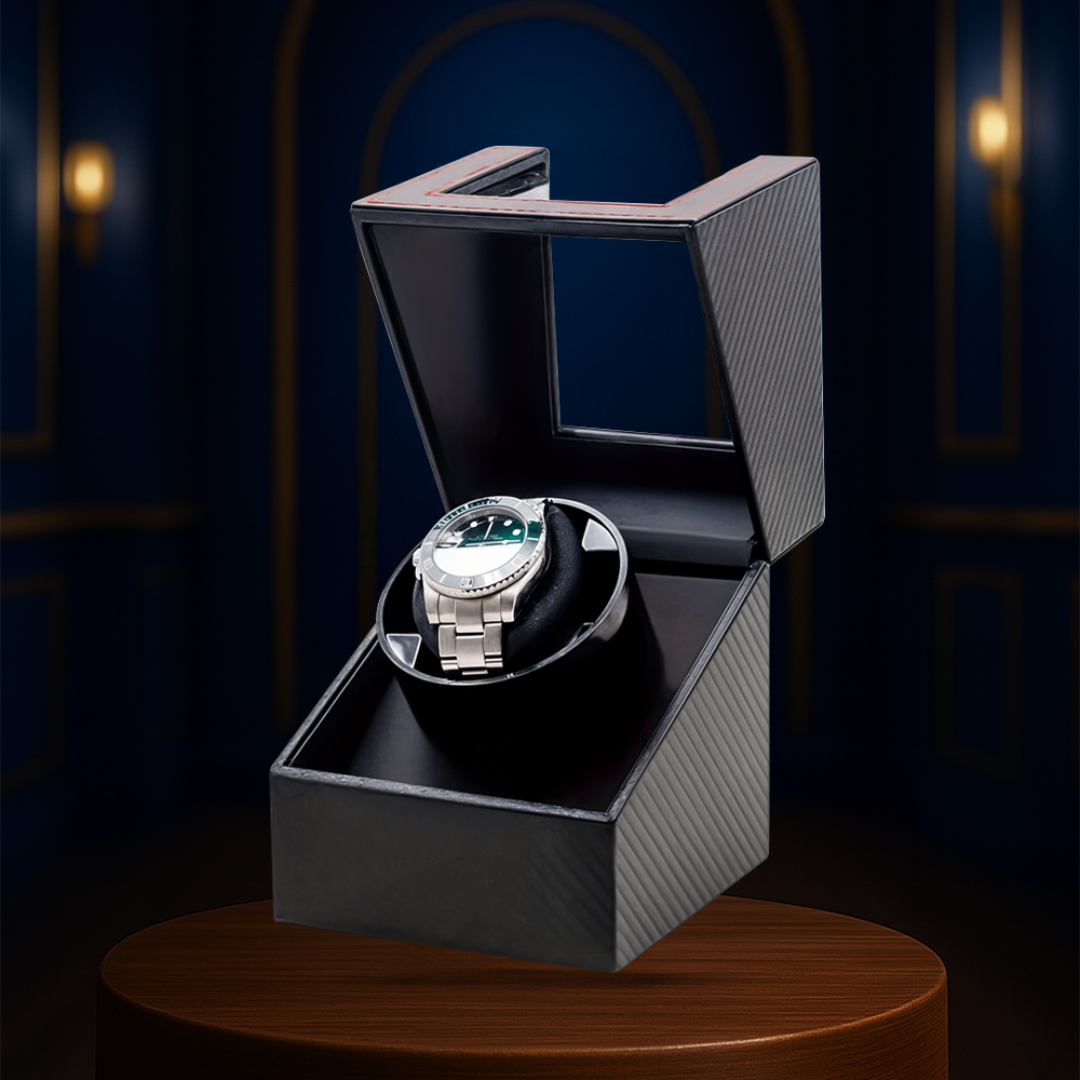 William | Single Automatic Clear Display Watch Winder