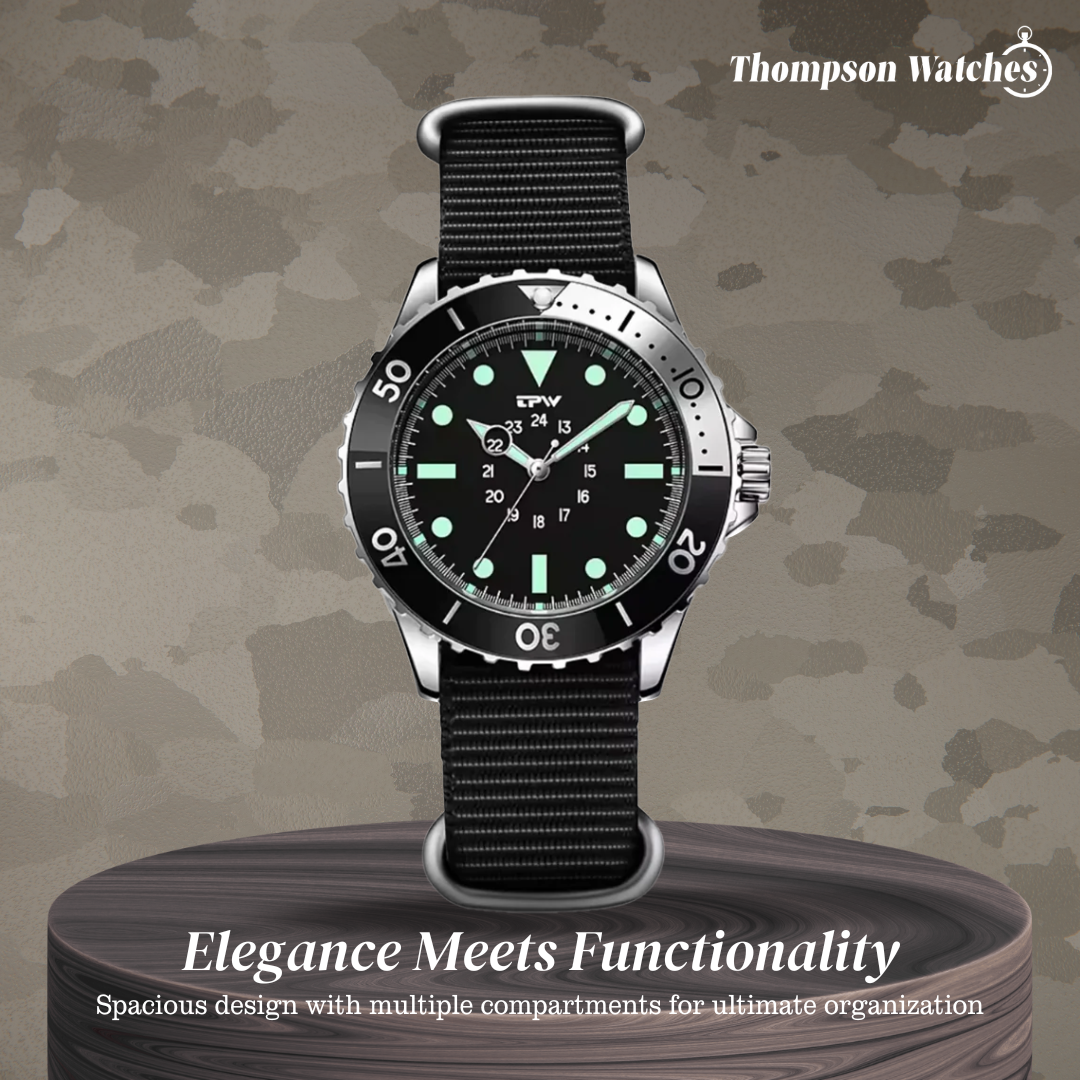 Robert | Classic Timepiece with Luminous Markers | 41mm