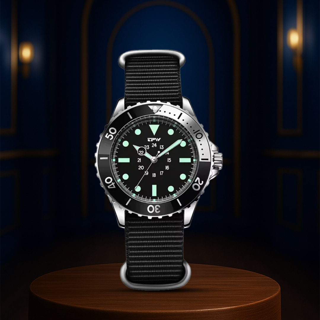 Robert | Classic Timepiece with Luminous Markers | 41mm