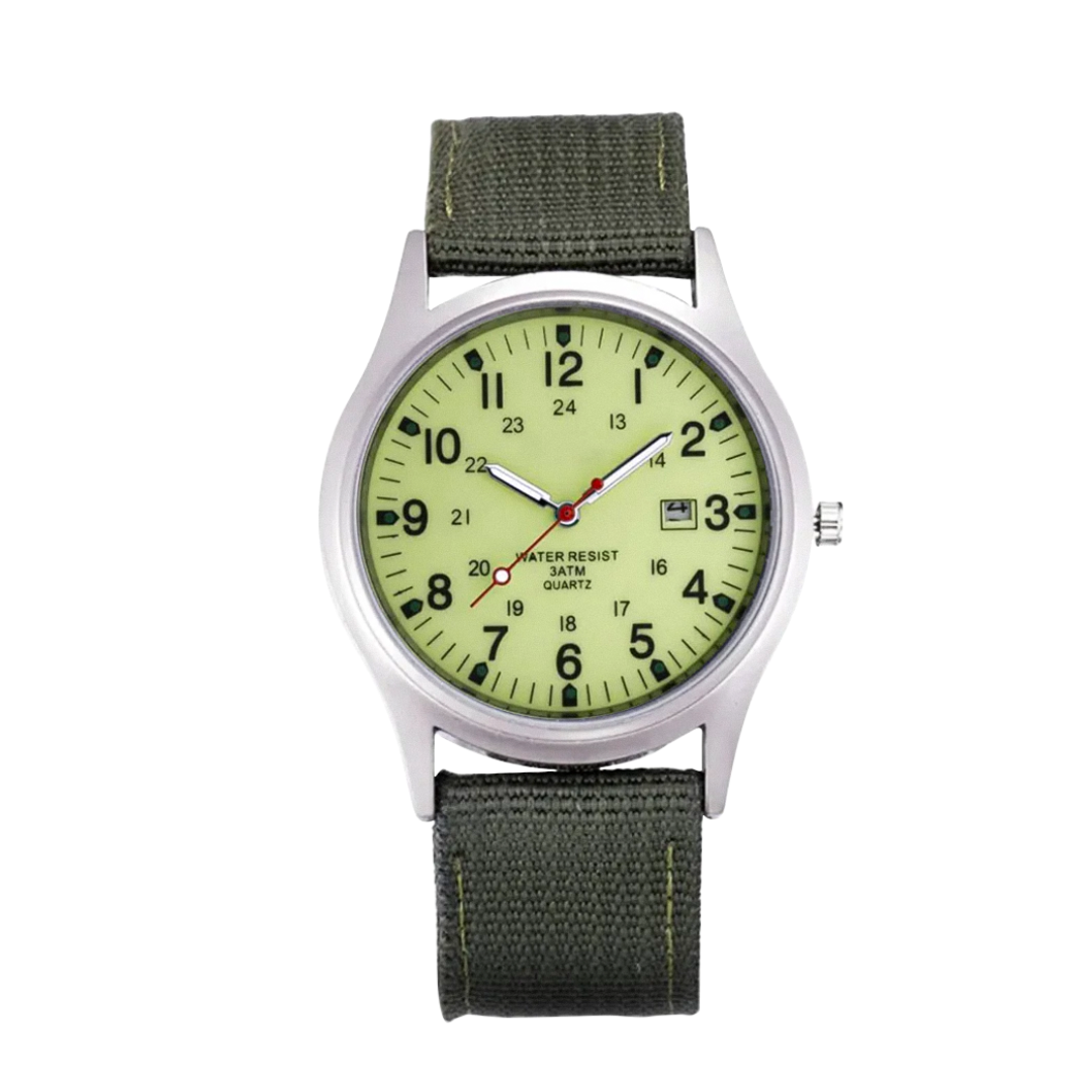 Mateo | Rugged Field Watch with Durable Canvas Strap | 40mm