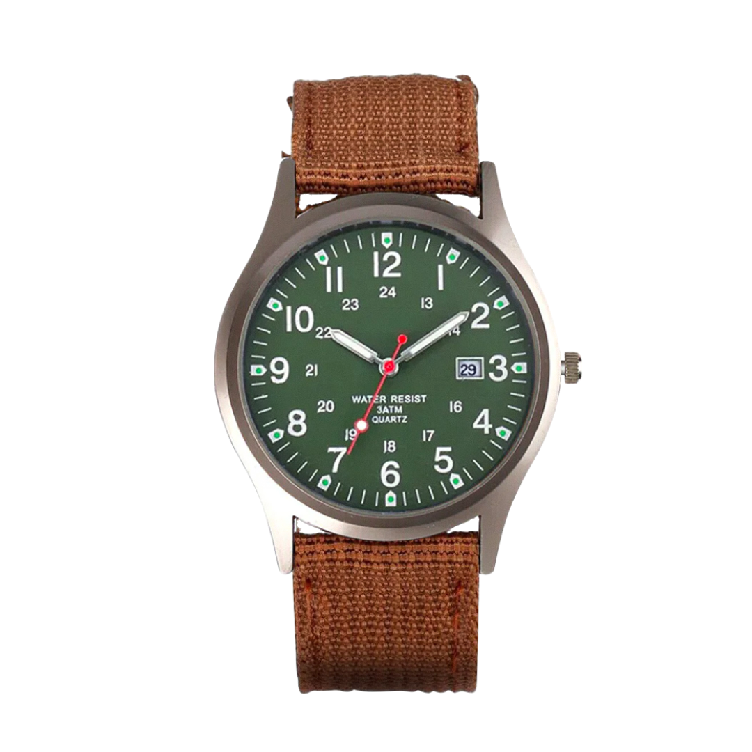 Mateo | Rugged Field Watch with Durable Canvas Strap | 40mm
