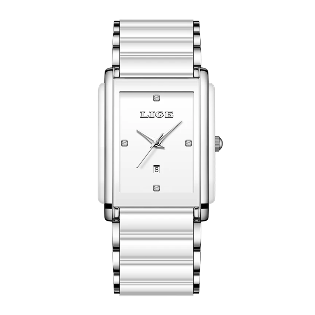 Claudine | Sleek Minimalist Women’s Square Watch| 34 mm