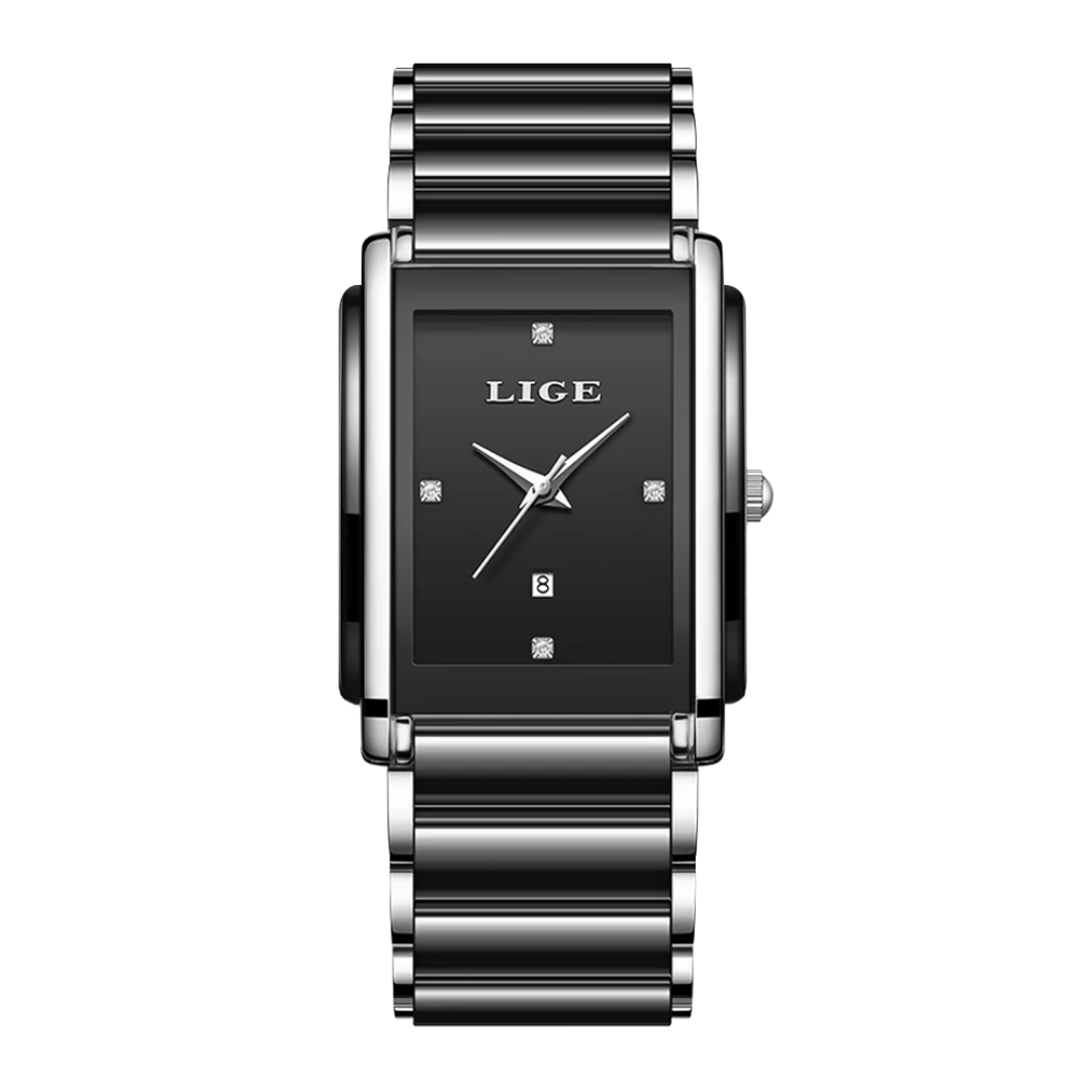 Claudine | Sleek Minimalist Women’s Square Watch| 34 mm