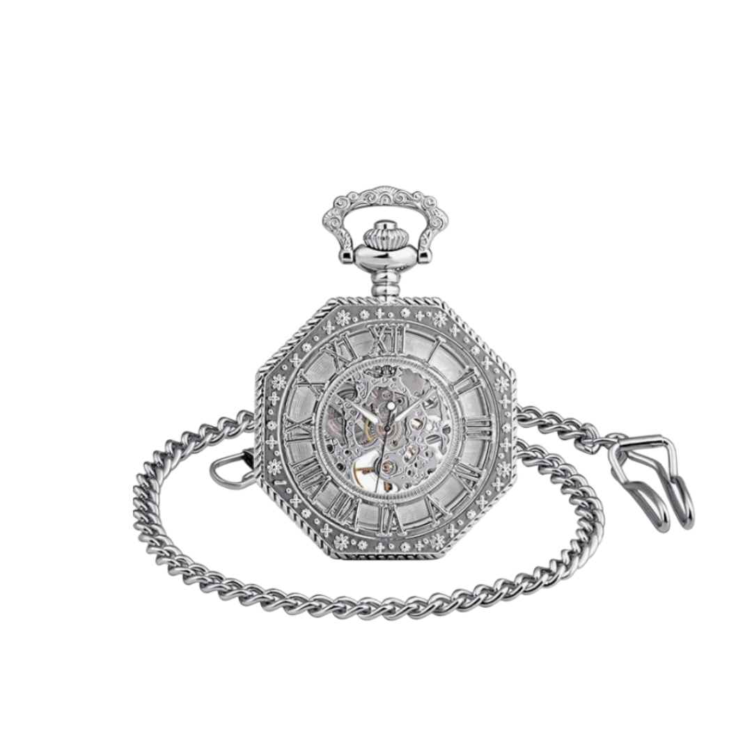 Harold | Octagonal Mechanical Pocket Watch | 70mm