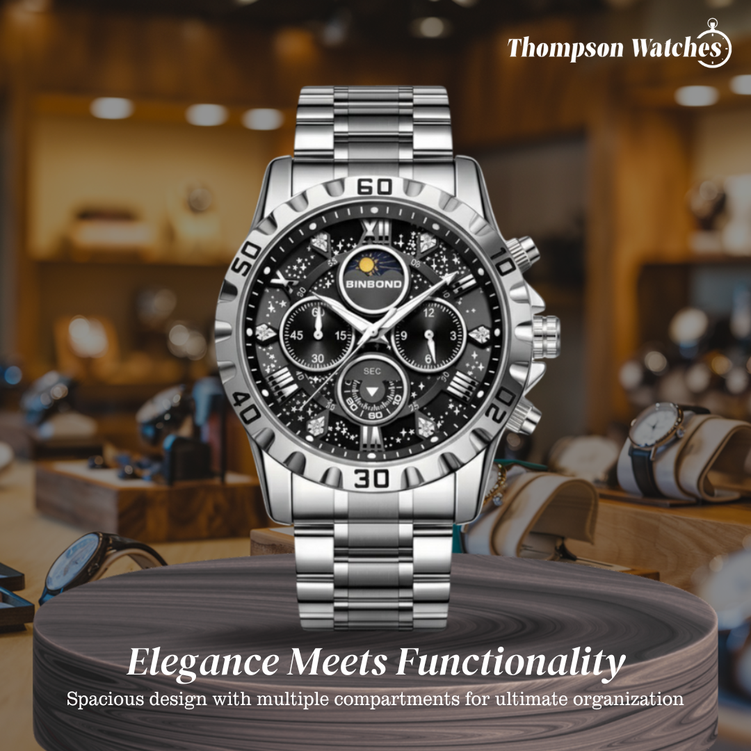 Liam | Precision Chrono | Stainless Steel Watch | 43.9 mm