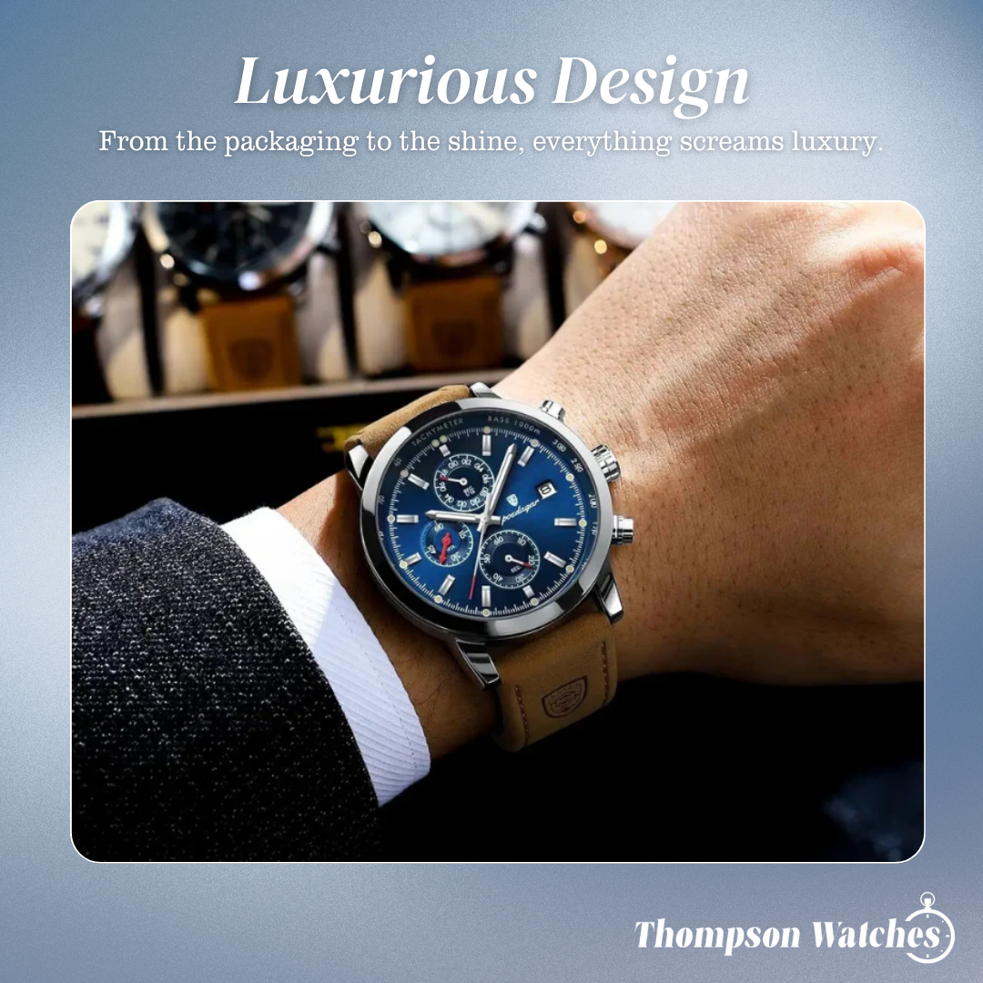Nathan | Luxury Trendy Men’s Watch | 44mm